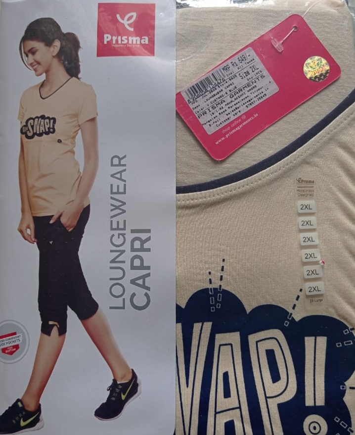 Women lounge Wear Capri