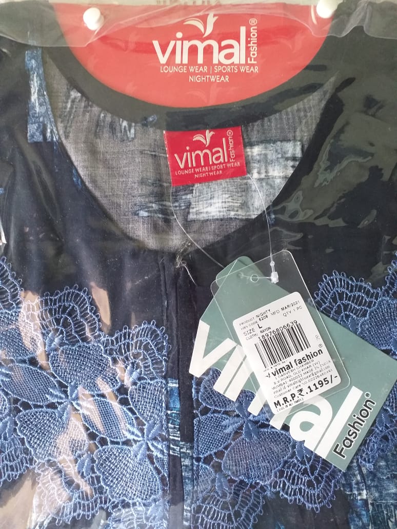 Vimal fashion rayon nighty#L